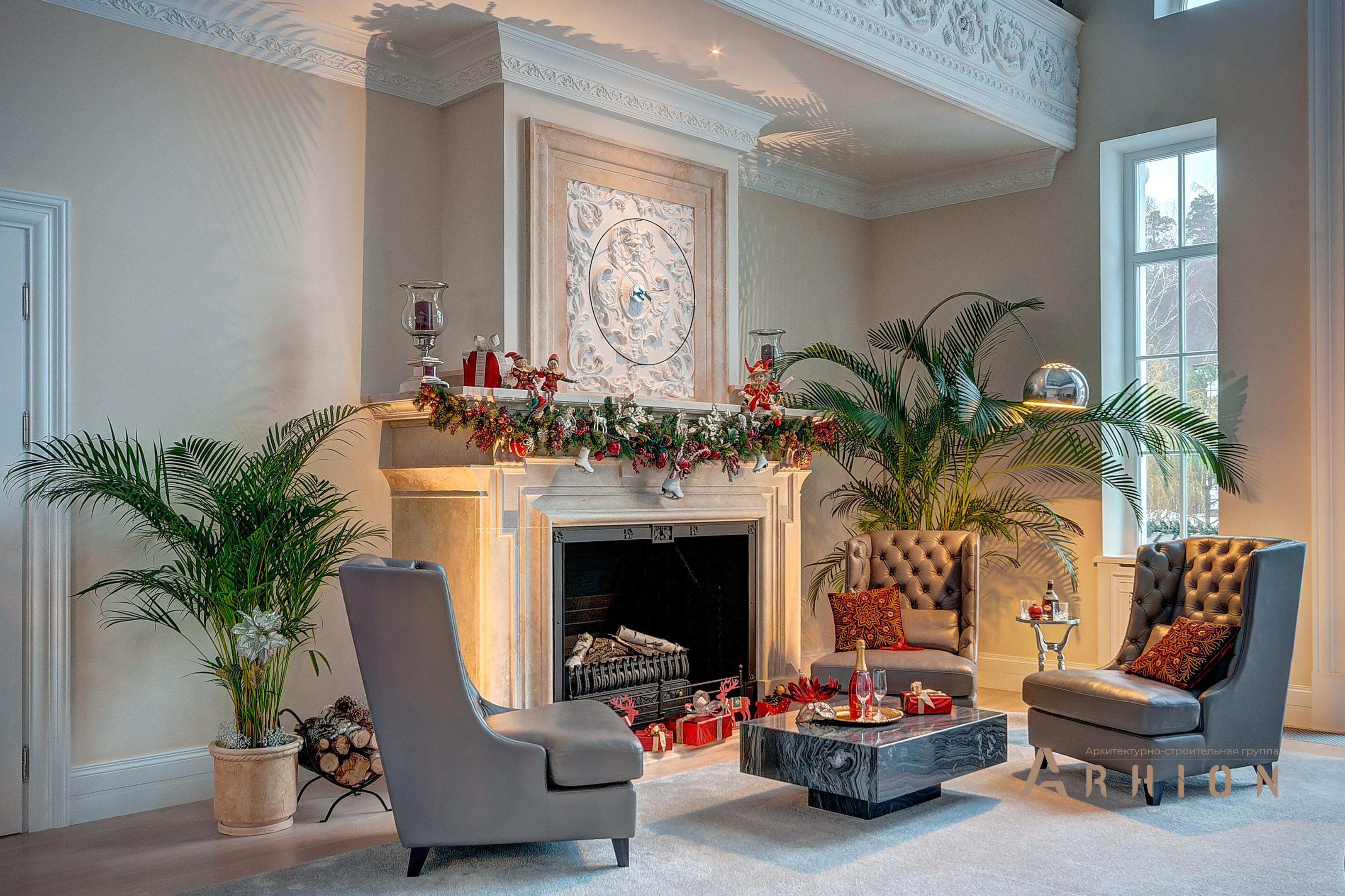 5. Проект трехэтажного дома в классическом стиле с многоскатной кровлей, gk-01, площадью - 1200 кв c сауной, терассой, эркером, вторым светом